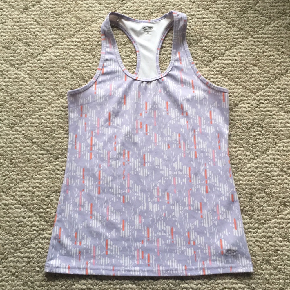 Champion Purple and White Tank Top